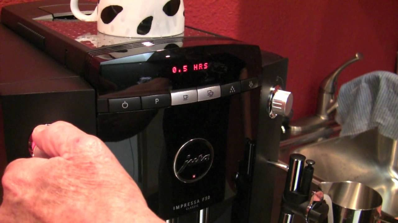 Jura-Capresso Impressa F50 Classic Espresso Machine - YouTube