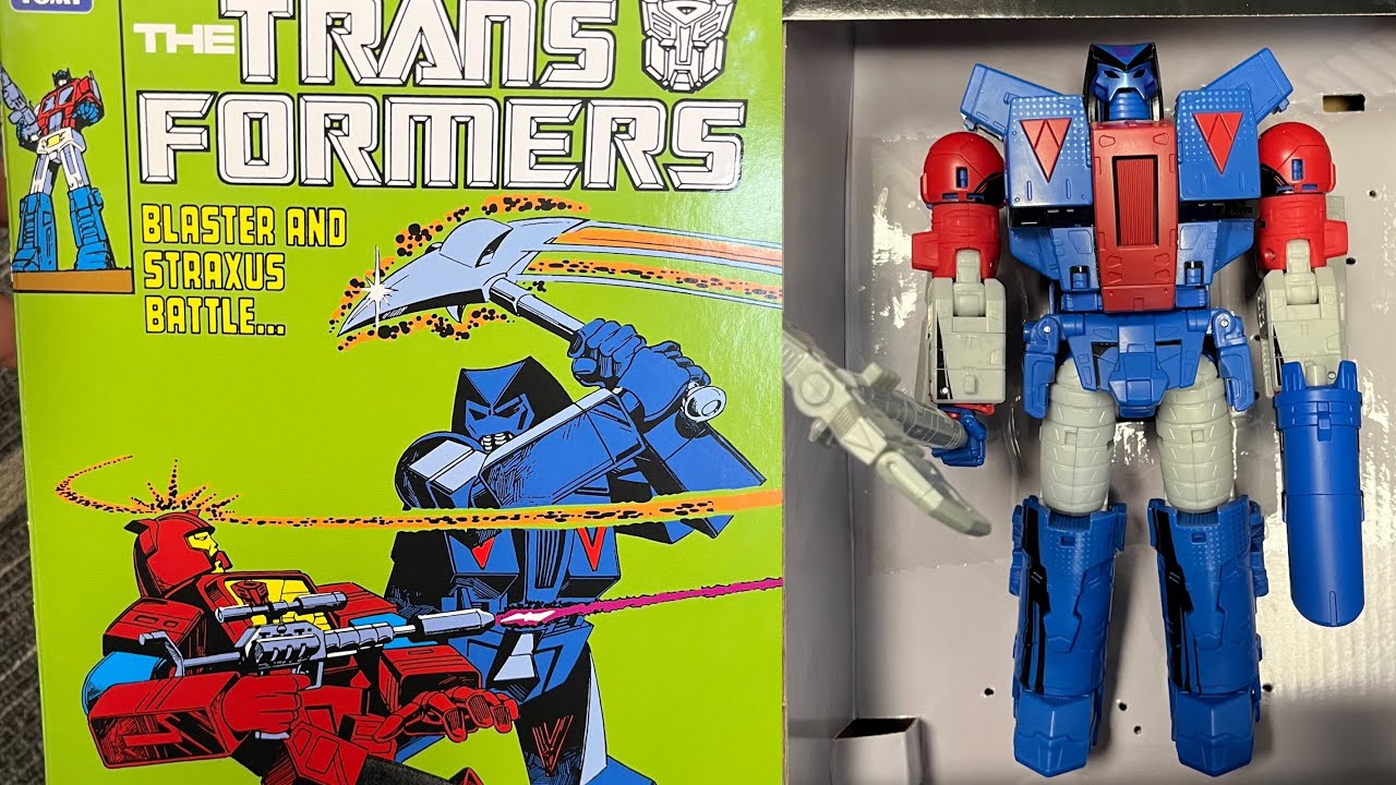 Transformers comic edition Straxus unboxing & first impressions