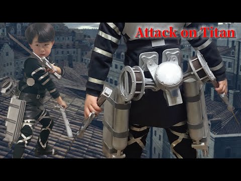 進撃の巨人】子供用新型立体機動装置メイキング(リヴァイ仕様