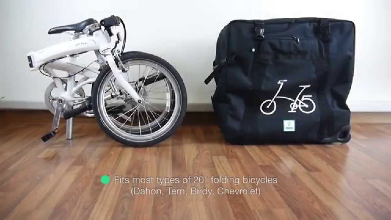 Vincita - B132 Transport Bag For Folding Bike - YouTube