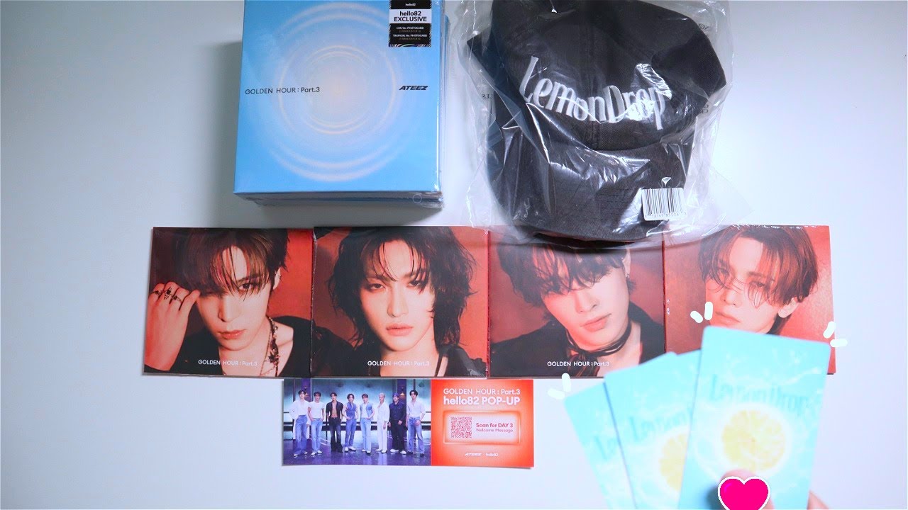 DAY 3: ATEEZ GOLDEN HOUR PART 3 HELLO82 US EXCLUSIVE POP UP