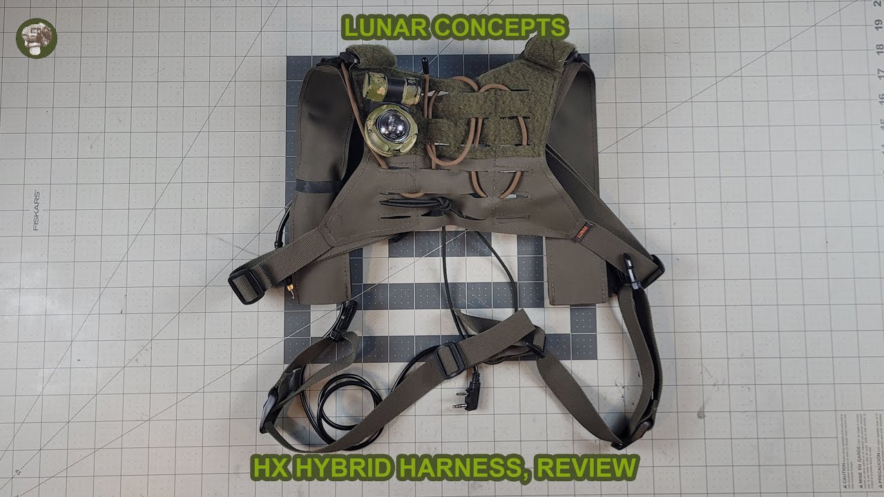Lunar Concepts HX Hybrid chest rig harness, review - YouTube