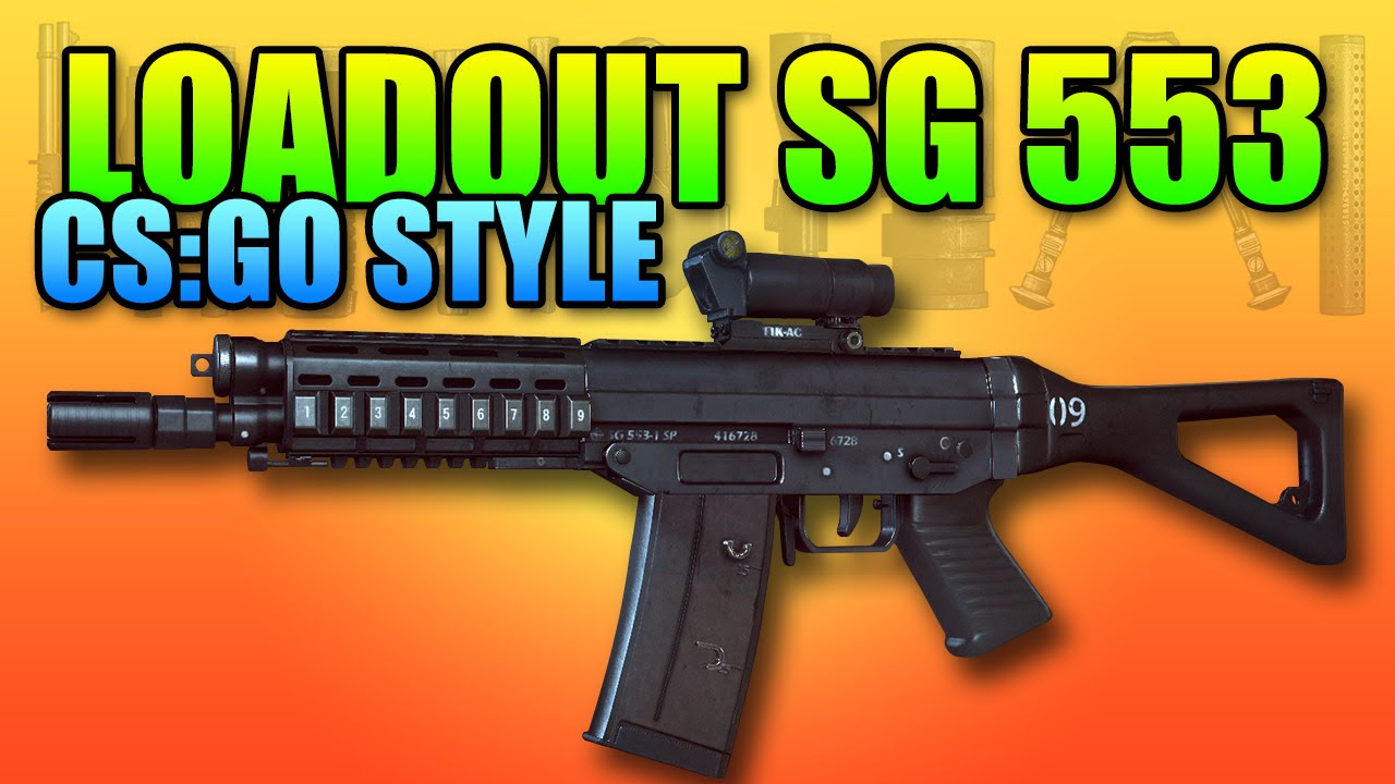 Loadout - Sig SG 553 CS:GO Style | Battlefield 4 Carbine Gameplay