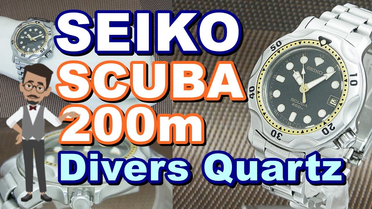 SEIKO SCUBA 200m Divers Quartz 5H25-6000 セイコー スキューバ