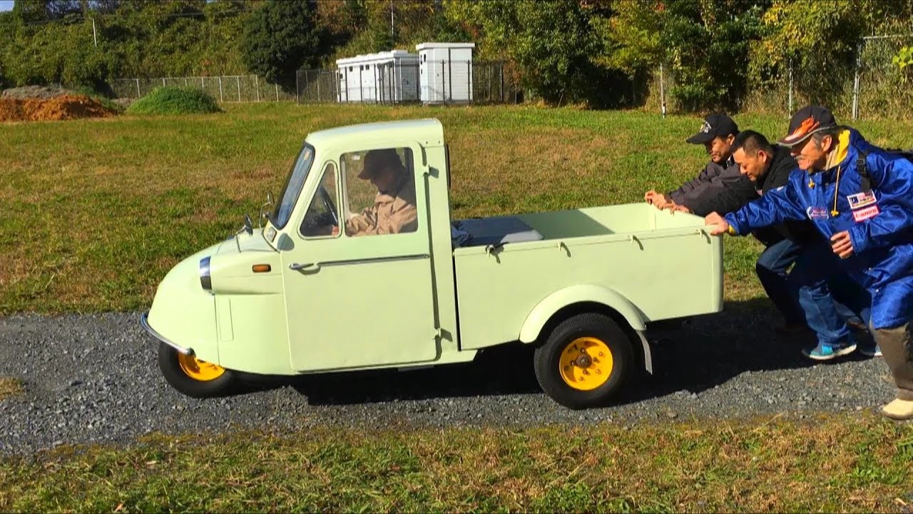 🚗🏁 押しかけ！ ダイハツ ミゼット MP5 - YouTube