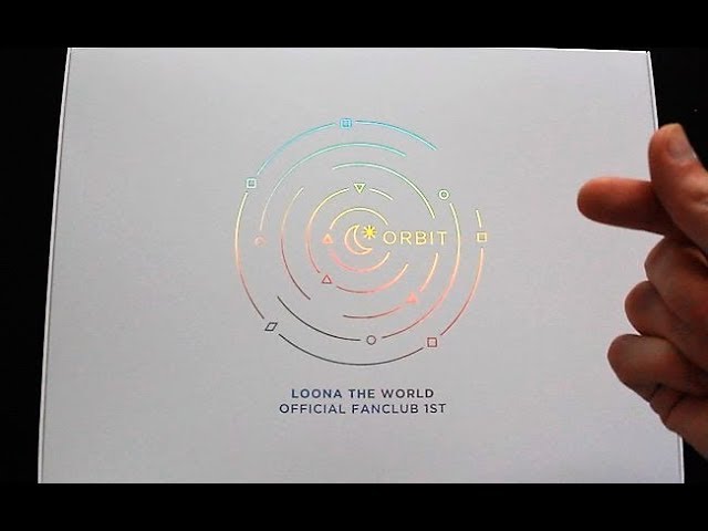 Unboxing LOONA Orbit 1st Official Fanclub Kit - YouTube
