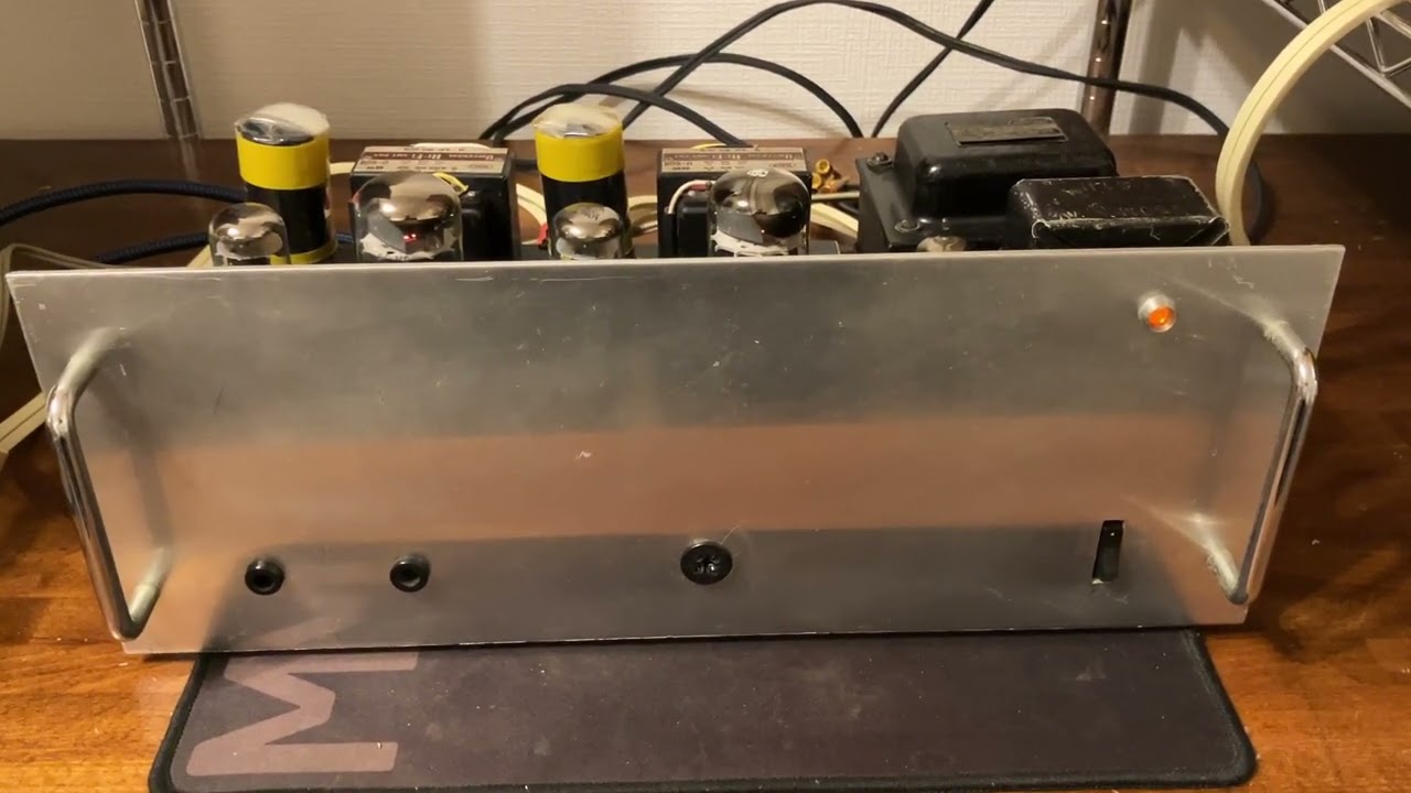 オーディオ試聴動画 自作真空管アンプ 6CA10 シングルアンプ spendor