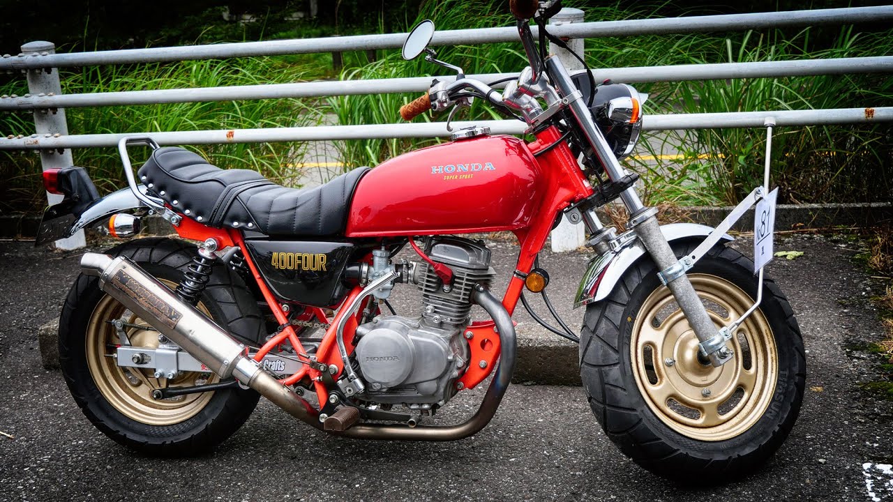 HONDA APE エイプ ヨンフォア仕様 - YouTube