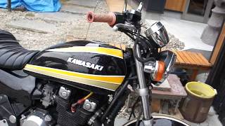 ゼファー400 H4年 750タンク - YouTube