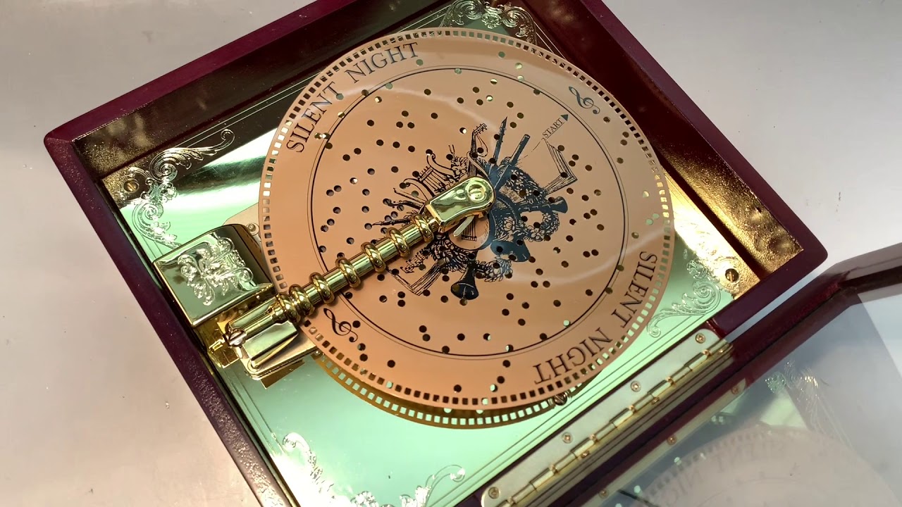 Mr Christmas ミスタークリスマス ディスク オルゴール - YouTube