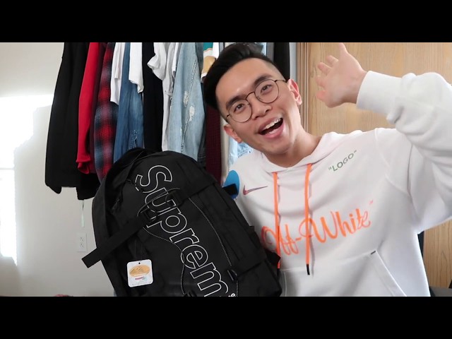 Supreme FW18 Backpack Review and Sizing!! - YouTube