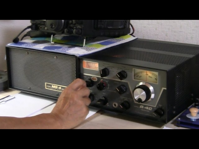 DRAKE R－4C ／ 懐かしい時代の無線機、思い出の無線機