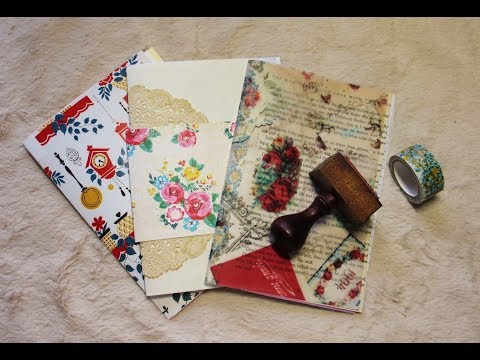 ジャンクジャーナル作り方 - YouTube