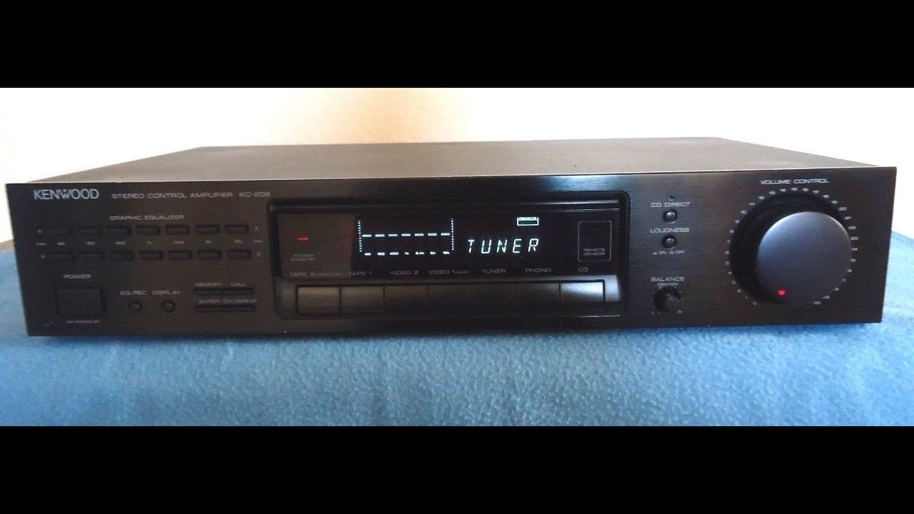 Kenwood KC-209 Stereo Pre Amplifier (00532524) - YouTube