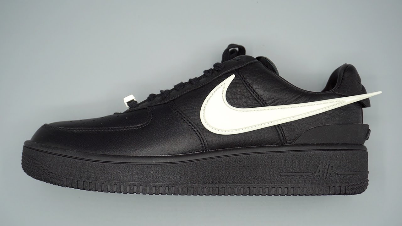 Nike Air Force 1 Low x Ambush Black (Review + On Feet) - YouTube