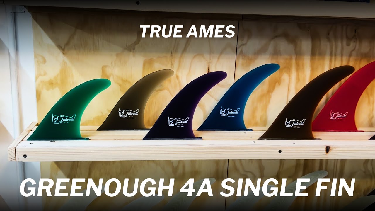 True Ames Greenough 4-A Volan Single Fin — REAL Watersports