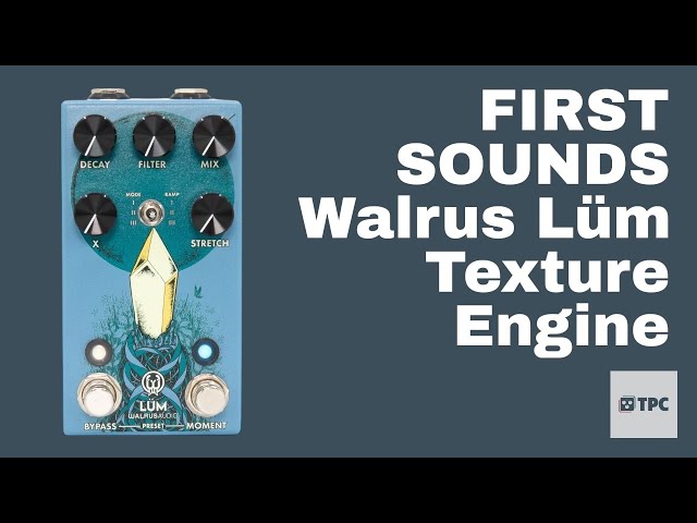 FIRST SOUNDS // Walrus Lüm Texture Engine - YouTube