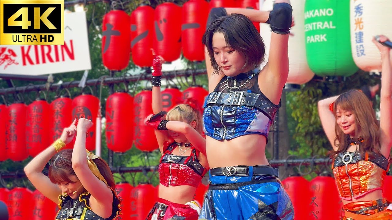 4K】仮面女子「第ゼロ感」- 10-FEET ライブ【中野駅前大盆踊り大会