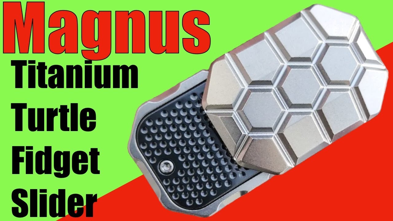 Magnus Titanium Turtle Fidget Slider Unboxing - YouTube