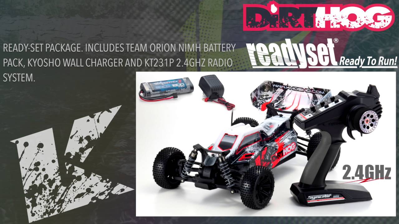 KYOSHO Dirt Hog 2016 | Off-road buggy action - YouTube