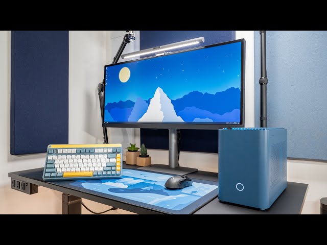 My Blue PC Desk Setup! (IQUNIX ZX-1 & A80 Review) - YouTube