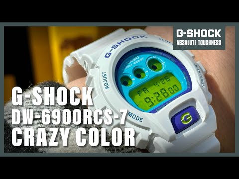 Unboxing The Casio G-Shock DW-6900RCS-7ER Crazy Color - YouTube
