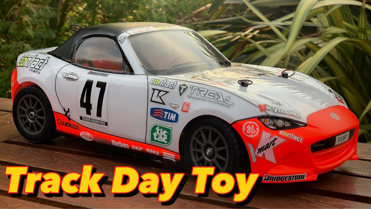 New Mazda MX5 Tamiya M08 Concept Track Day Racer Body Painting. M