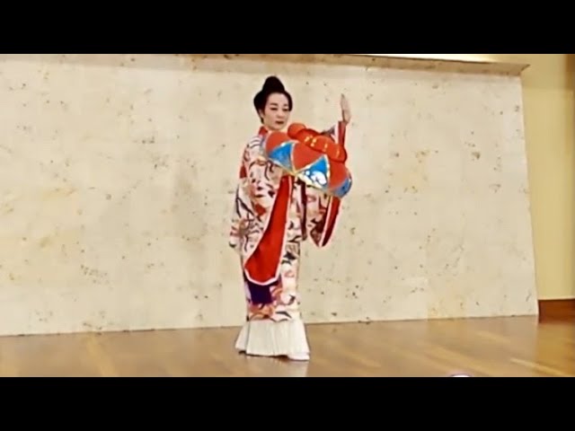 琉球舞踊】花笠 Ryukyu Buyo Dance 