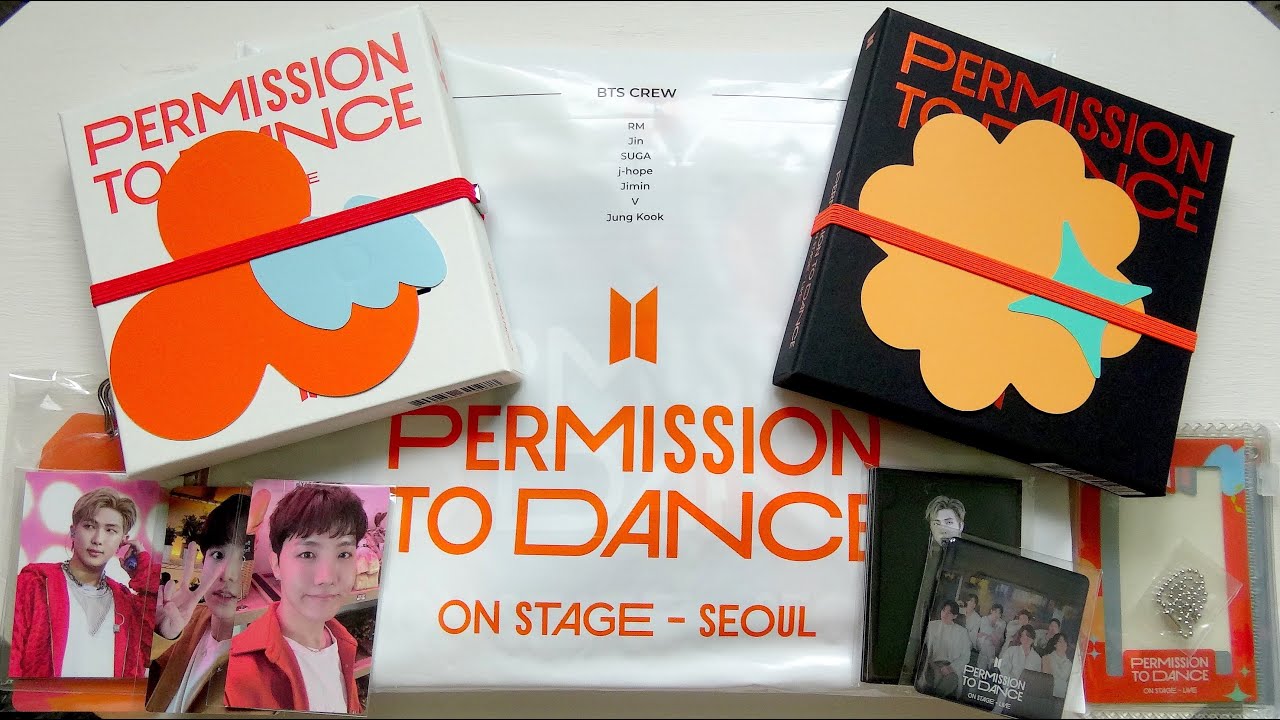 ASMR] Unboxing BTS 방탄소년단 1st Live Album PERMISSION TO DANCE