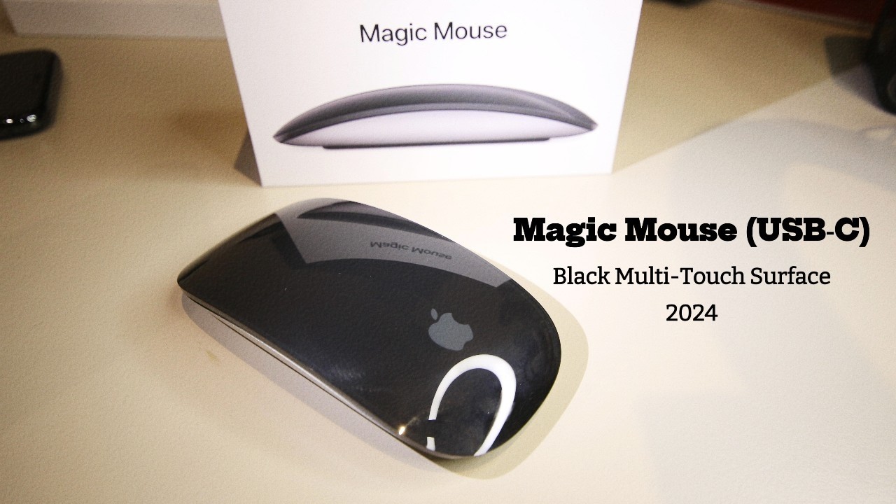 Apple Magic Mouse USB-C (Black) Unboxing & Review | Best Apple