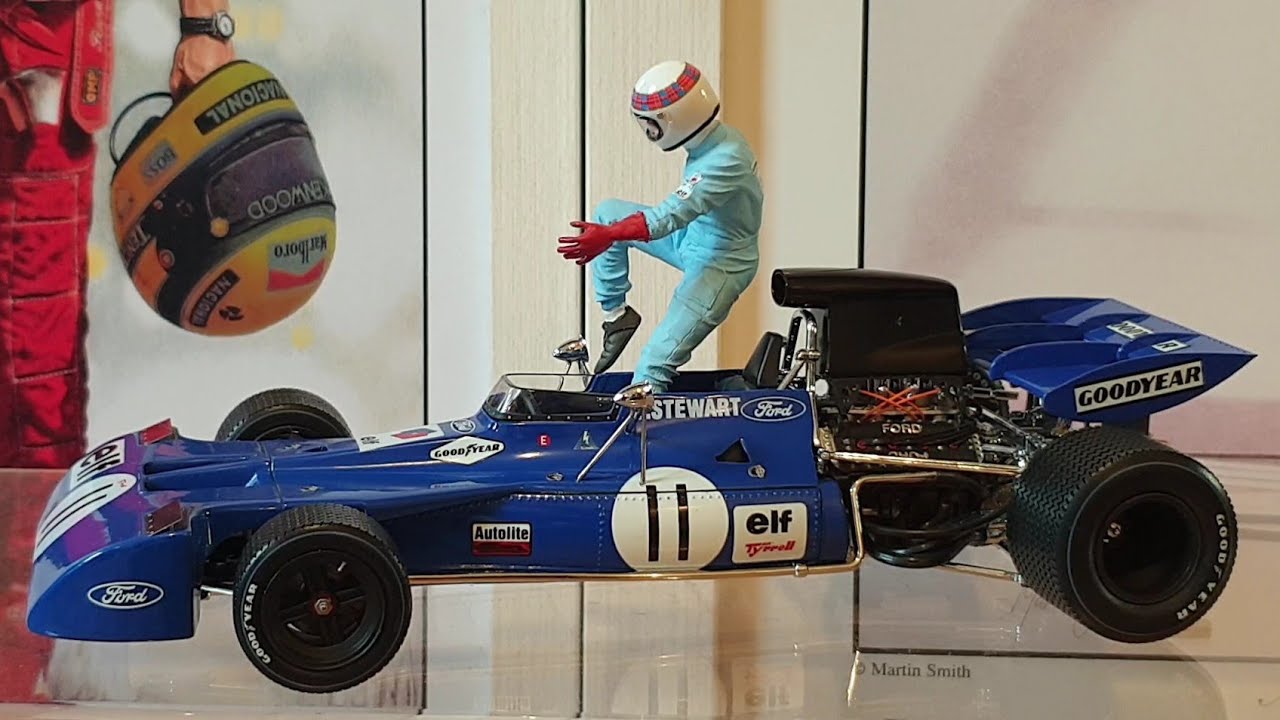 1/18 Exoto Jackie Stewart 1971 Tyrrell Ford 003 - F1 World