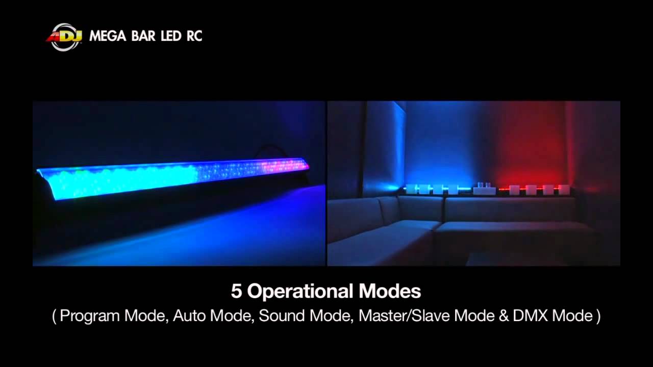 AMERICAN DJ: LEDウォッシャー MEGA BAR LED RC - YouTube
