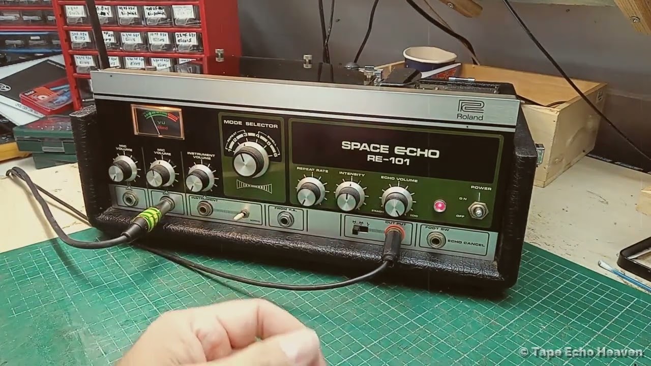 Roland Space Echo RE 101 TEST - YouTube