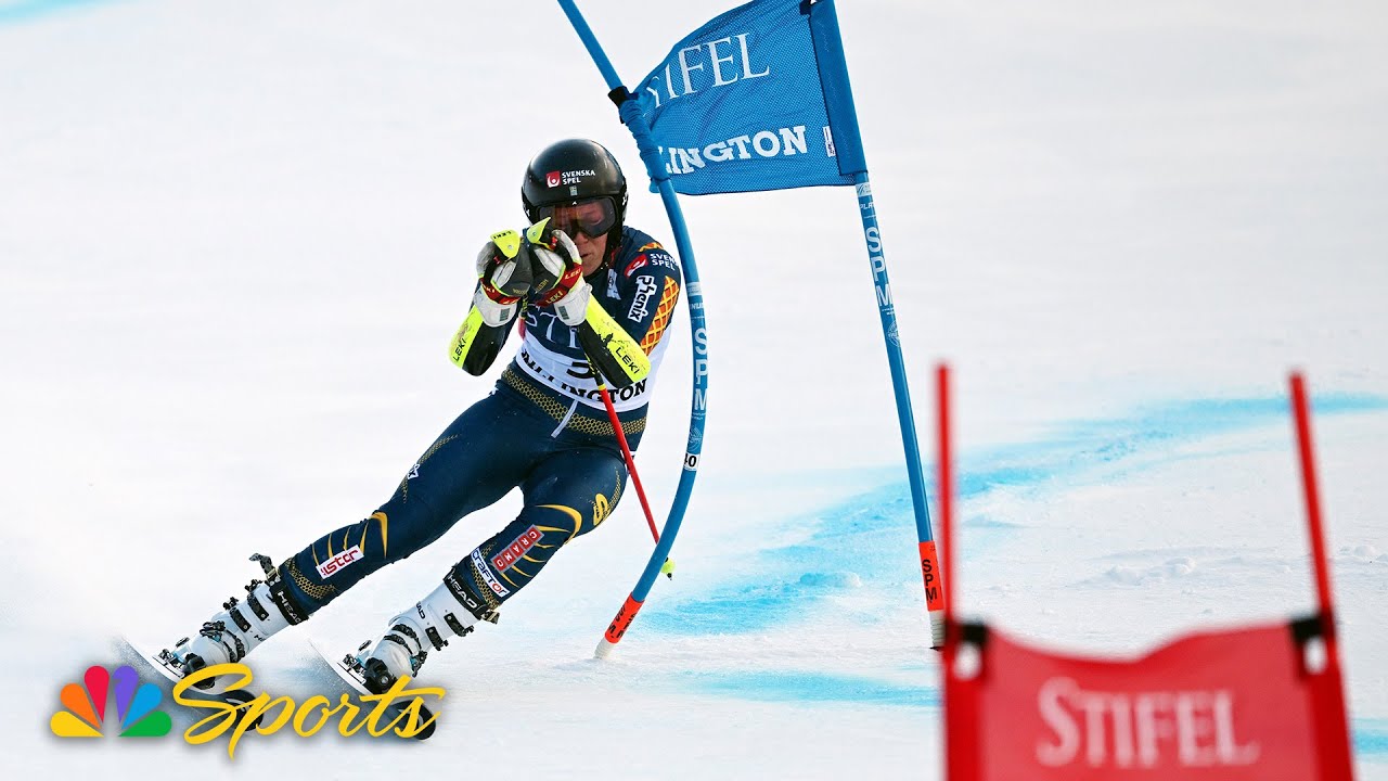 Sweden's Sara Hector wins women's World Cup giant slalom in