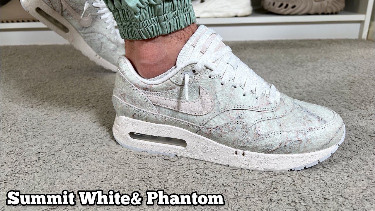 Nike Air Max 1 '86 Summit White& Phantom Review& On foot - YouTube