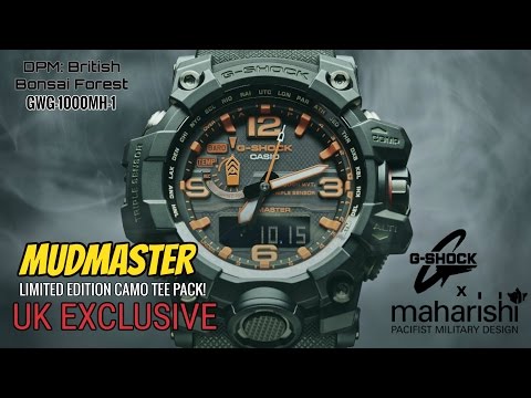 Review MAHARISHI G-Shock GWG-1000MH-1AER MUDMASTER - YouTube