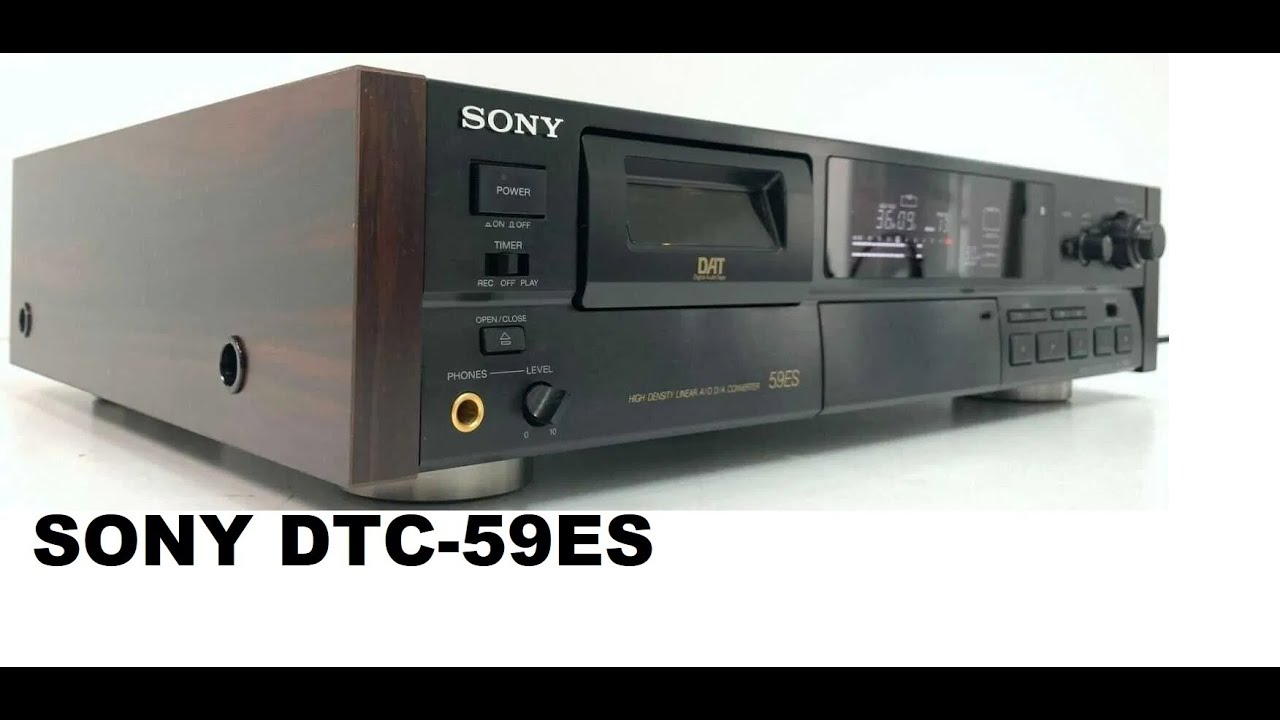 Defective SONY DTC-59ES DAT. - YouTube