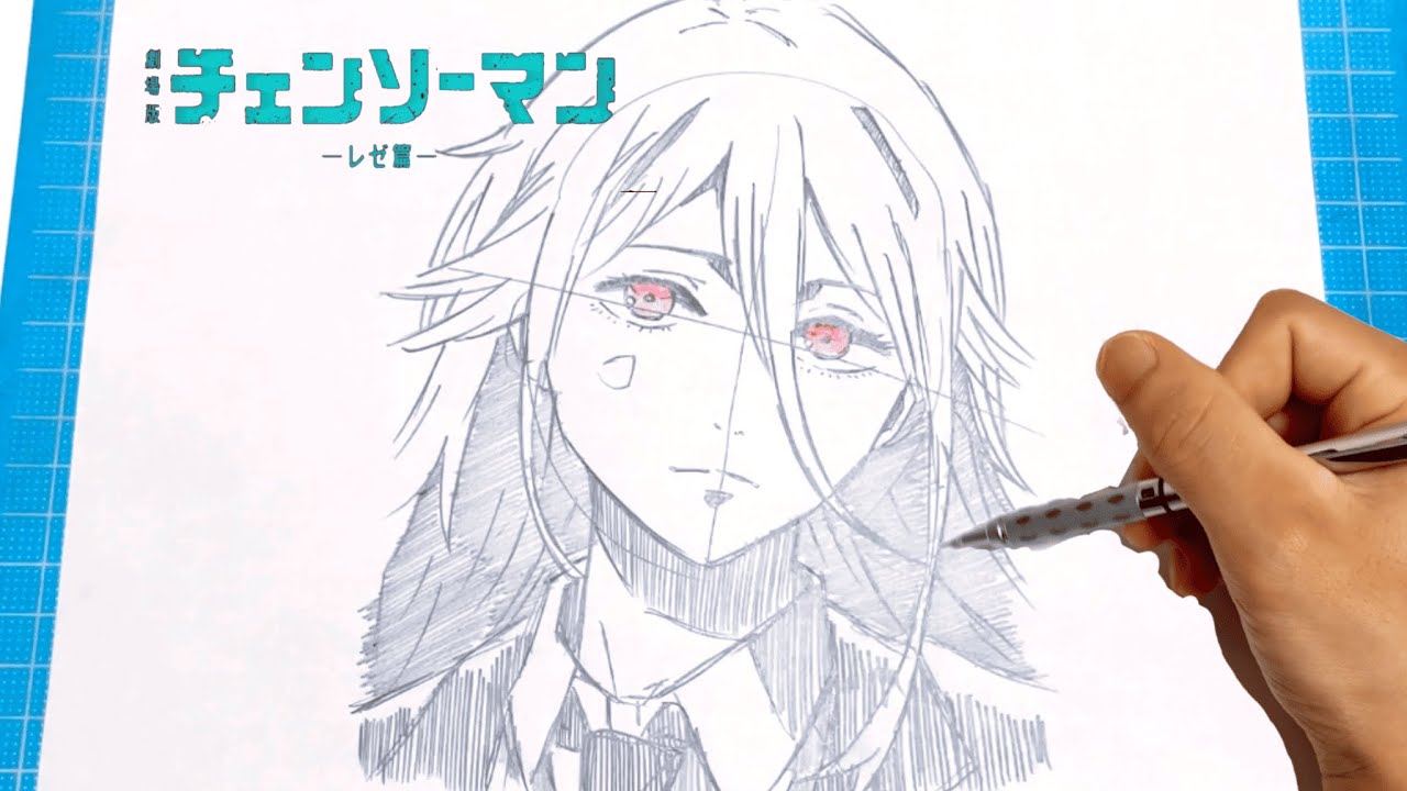 劇場版『チェンソーマン レゼ篇』】天使の悪魔イラスト簡単描き方