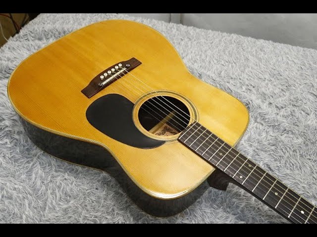 Vintage YAMAKI Deluxe 1972 madeAcoustic Guitar No.118Adjustable