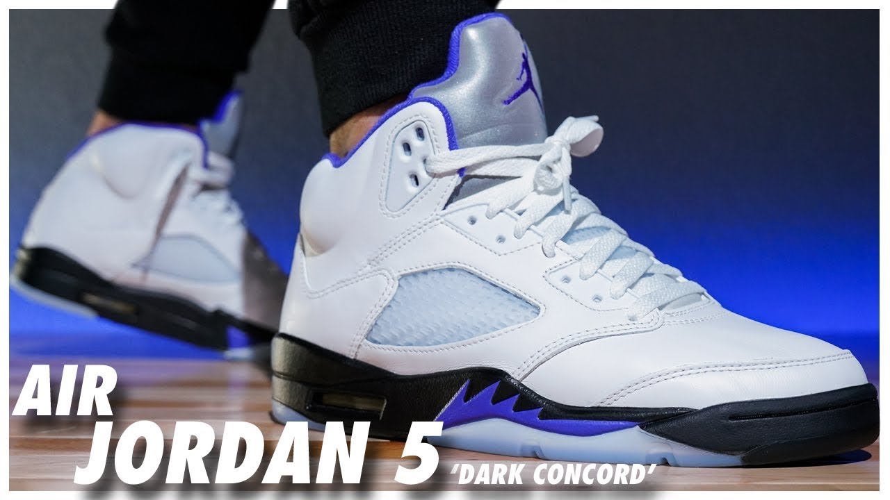 Air Jordan 5 Dark Concord - YouTube