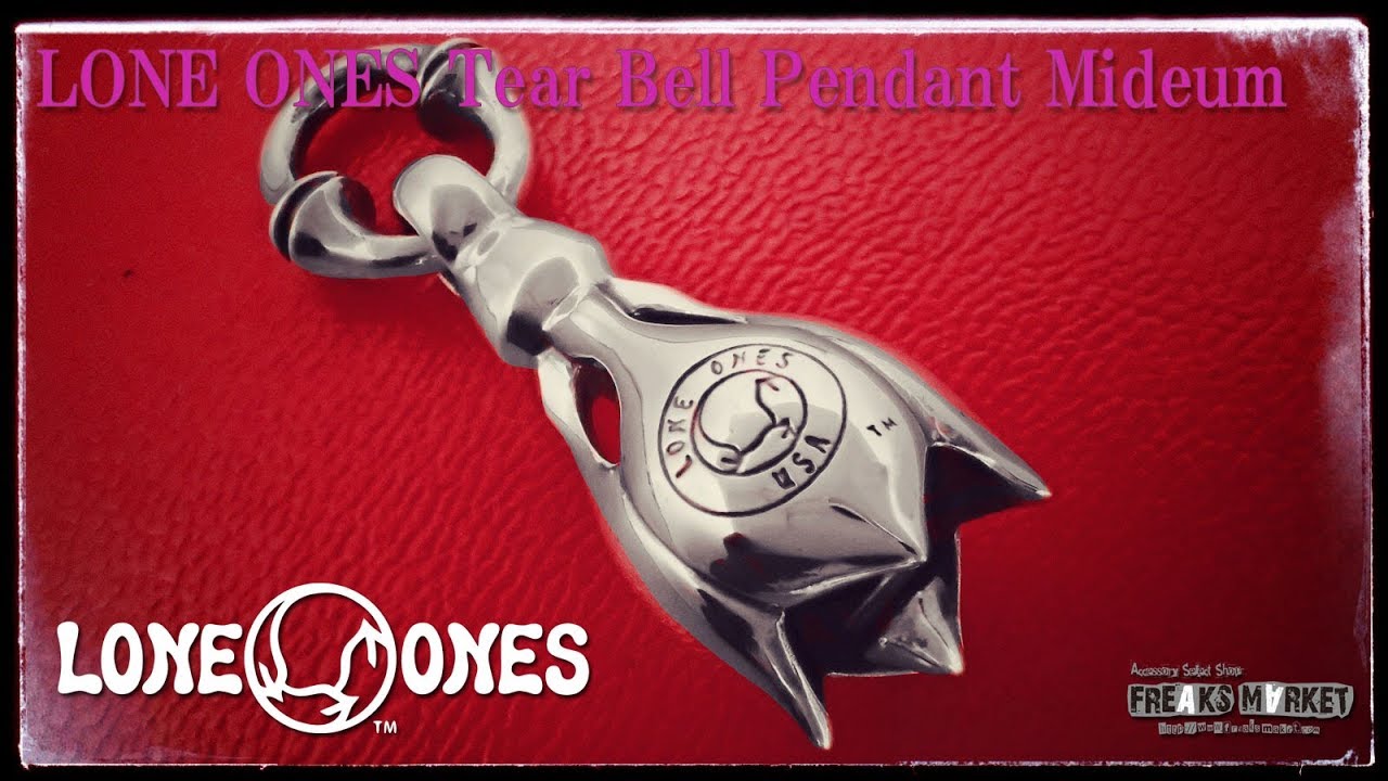 ロンワンズ ティアベルペンダント M (LONE ONES Tear Bell Pendant