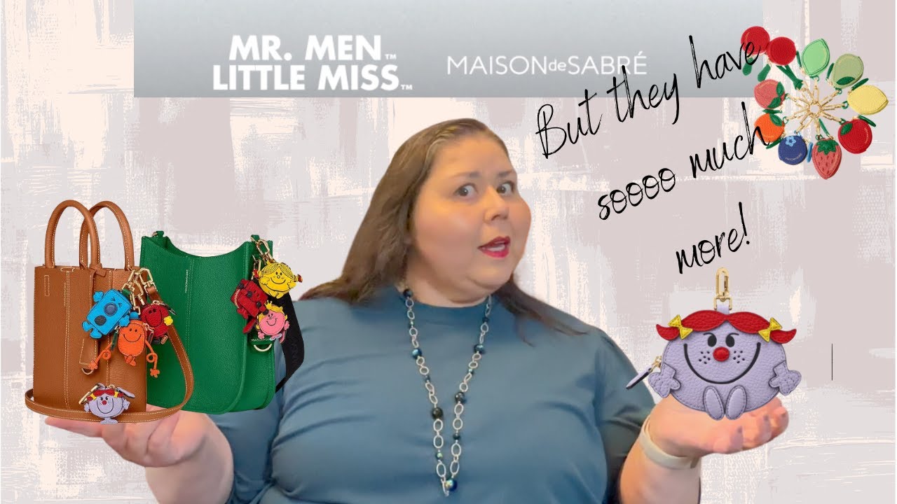 Little Miss Mr. Men Charms by Maison de Sabre #bagcharms