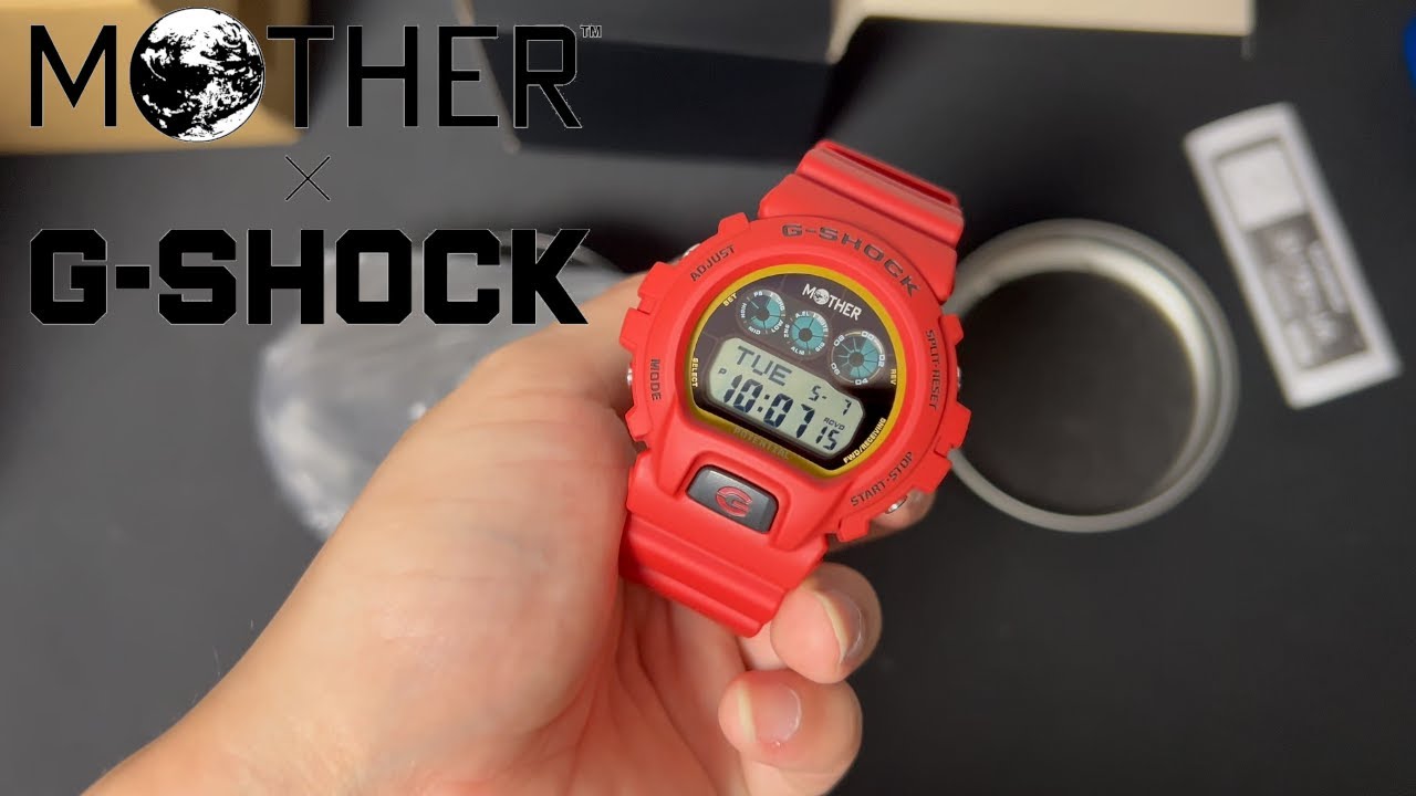 MOTHER G-SHOCK 赤 MOTHER』のG-SHOCK第2弾が登場。鮮やかなレッド
