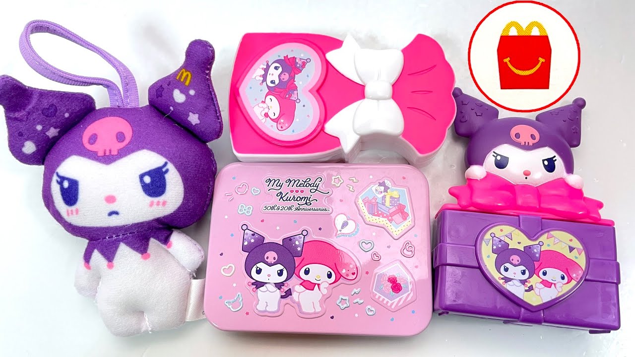 2025/9/26～ Japanese McDonalds happy meal toys My Melody ＆ Kuromi