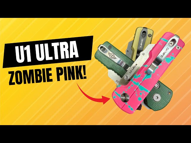 This Zombie Pink EDC Knife Is Wild! | OKNIFE U1 Ultra Review - YouTube