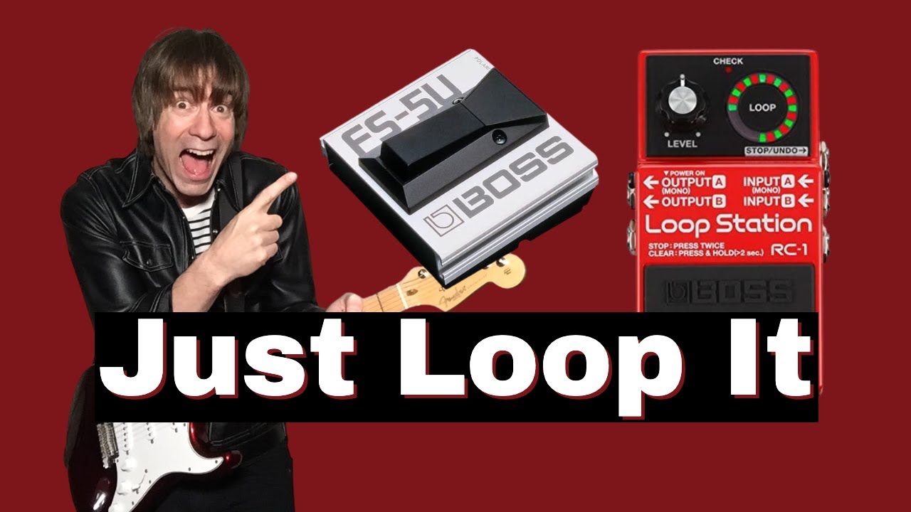 BOSS RC-1 Loop Station Pedal with the BOSS FS-5U - YouTube