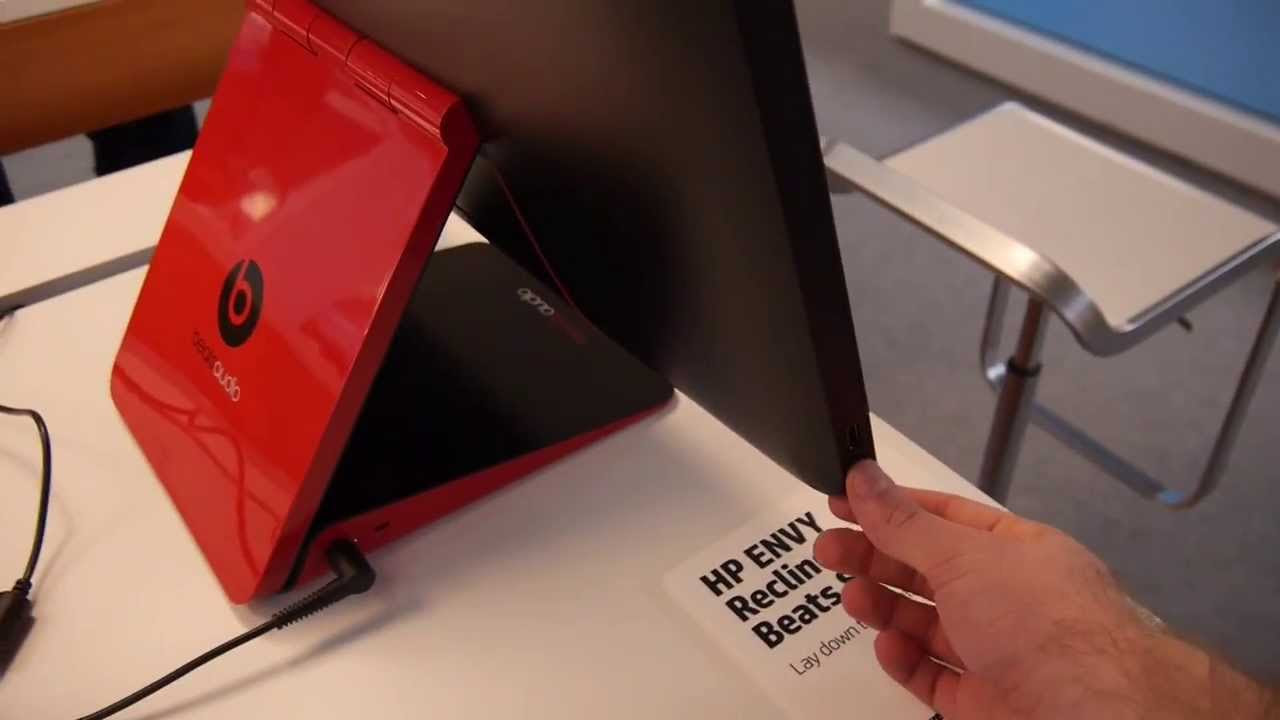 HP Envy 23 Recline Beats SE Hands On - YouTube