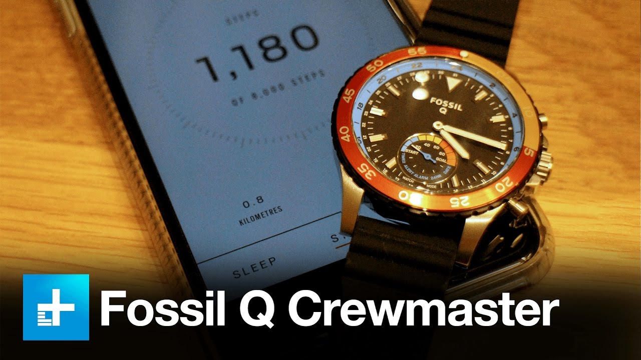 Fossil Q Crewmaster Smartwatch - Hands On Review - YouTube