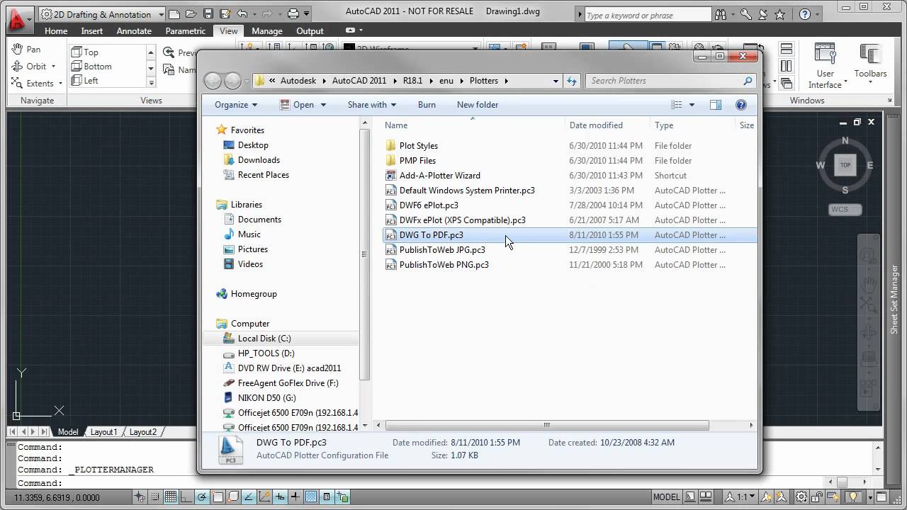 Disable AutoCAD PDF Plots from Opening in Default Viewer - YouTube