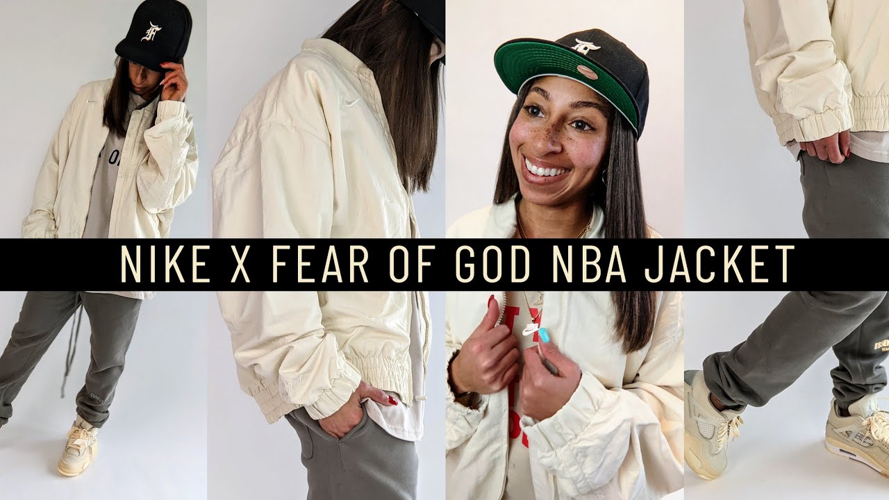 Nike x Fear of God NBA Bomber Jacket - Sizing Tip + Try On! Worth